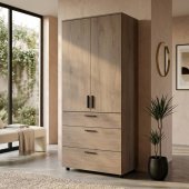 Шафа для одягу Doros Торн Кремона Канноло 2 ДСП/3Ш (полиці) 90х51.6х200 (DRS-012016)