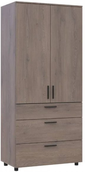 Шафа для одягу Doros Торн Кремона Канноло 2 ДСП/3Ш (полиці) 90х51.6х200 (DRS-012016)