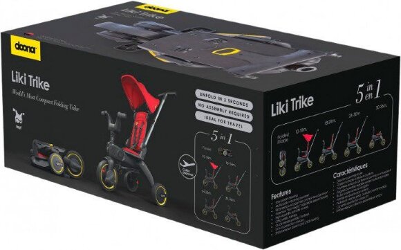 Складаний триколісний велосипед Liki Trike S3 Flame Red SP530-99-031-015 Складаний триколісний велосипед Liki Trike S3 Flame Red SP530-99-031-015