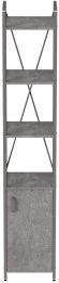 Етажерка 4/34 Ferrum-decor Серії Конект із тумбою 179x34x28 Сірий ДСП Бетон (FRD-104483)