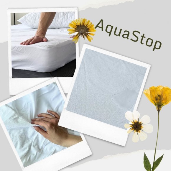 Наматрацник AquaStop з резинкою по периметру 120х190 см