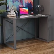 Письмовий стіл Ferrum-decor Драйв 750x1200x600 Чорний метал ДСП Сосна Кембра 32 мм (FRD-103319)