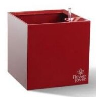 Розумний вазон Cubico Flower Lover 33 см червоний глянсовий 41118090 Розумний вазон Cubico Flower Lover 33 см червоний глянсовий 41118090
