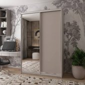Шафа-купе Doros Сіті Лайт Кашемір 1 ДСП / 1 дзеркало 150х60х225 (80736353)