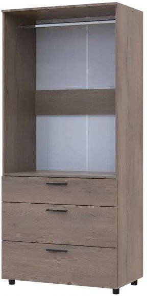 Шафа для одягу Doros Торн Кремона Канноло 2 ДСП/3Ш (штанга) 90х51.6х200 (DRS-012017)