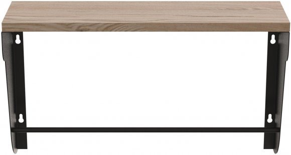 Полиця настінна Ferrum-decor Світ 300x600x150 метал Чорний ДСП Дуб Сан-Марино 16 мм (FRD-102801) Полиця настінна Ferrum-decor Світ 300x600x150 метал Чорний ДСП Дуб Сан-Марино 16 мм (FRD-102801)