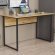 Комп'ютерний стіл Ferrum-decor Коді 75x140x70 чорний ДСП Дуб Сан-Марино 32мм (FRD-103789)