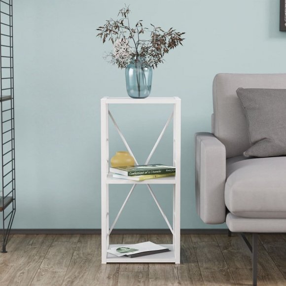 Етажерка 3/34 Ferrum-decor Серії Конект 73x34x28 білий ДСП Біле 16мм (FRD-104295) Етажерка 3/34 Ferrum-decor Серії Конект 73x34x28 білий ДСП Біле 16мм (FRD-104295)