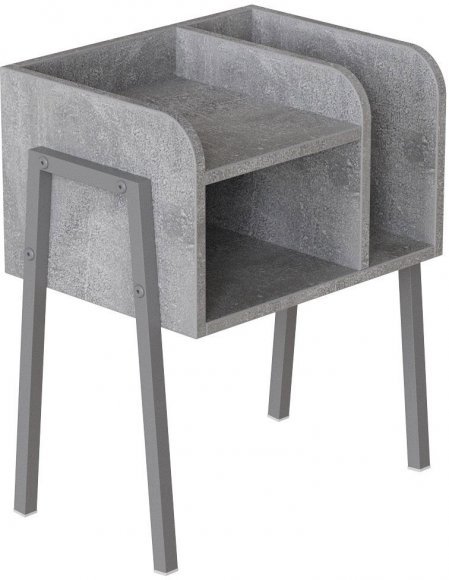 Тумба модульна Ferrum-decor Амелі 540x450x320 метал Сірий ДСП Бетон 16 мм (FRD-103023) Тумба модульна Ferrum-decor Амелі 540x450x320 метал Сірий ДСП Бетон 16 мм (FRD-103023)