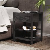 Тумба універсальна Ferrum-decor Вів'єн 1/2 50x41x40 чорний ДСП Сосна Кембра 16мм (FRD-104126)