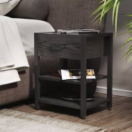 Тумба універсальна Ferrum-decor Вів'єн 1/2 50x41x40 чорний ДСП Сосна Кембра 16мм (FRD-104126)