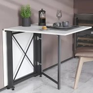 Стіл-книга трансформер Оріон 2 Ferrum-decor 750x1520x730 Чорний метал ДСП Біле 16 мм (FRD-104583) Стіл-книга трансформер Оріон 2 Ferrum-decor 750x1520x730 Чорний метал ДСП Біле 16 мм (FRD-104583)