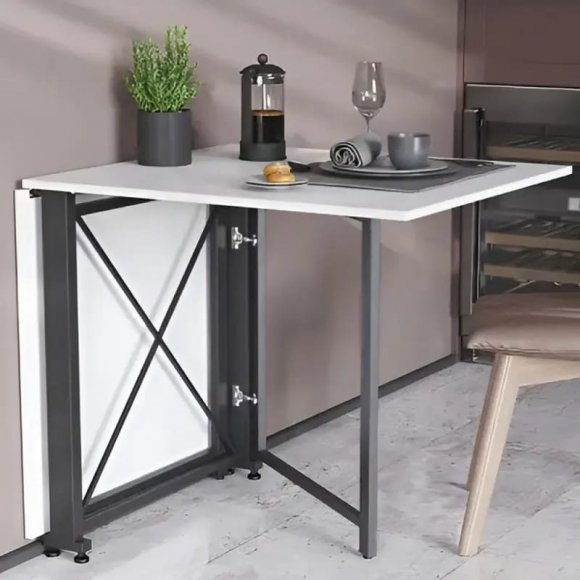 Стіл-книга трансформер Оріон 2 Ferrum-decor 750x1520x730 Чорний метал ДСП Біле 16 мм (FRD-104583) Стіл-книга трансформер Оріон 2 Ferrum-decor 750x1520x730 Чорний метал ДСП Біле 16 мм (FRD-104583)