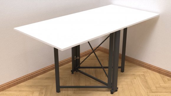 Стіл-книга трансформер Оріон 2 Ferrum-decor 750x1520x730 Чорний метал ДСП Біле 16 мм (FRD-104583) Стіл-книга трансформер Оріон 2 Ferrum-decor 750x1520x730 Чорний метал ДСП Біле 16 мм (FRD-104583)