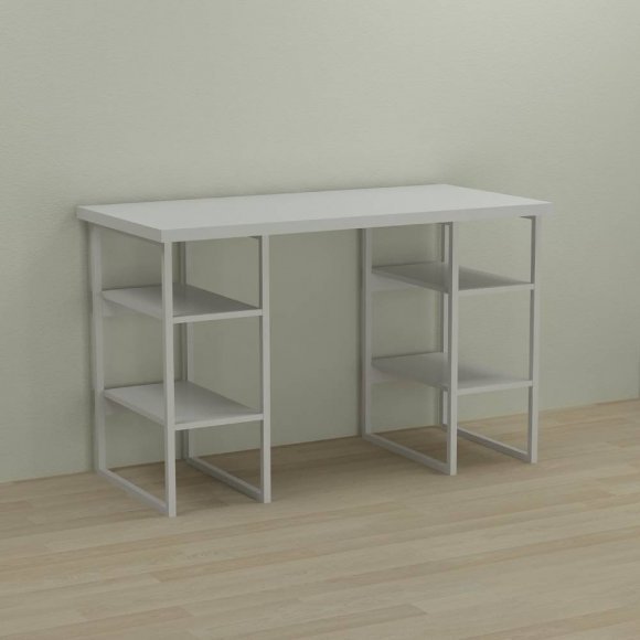 Письмовий стіл Ferrum-decor Карен 76x140x70 білий ДСП Біле 32мм (FRD-102291)