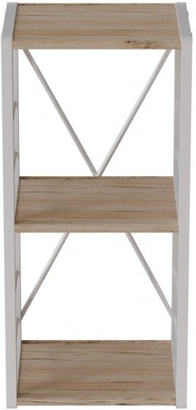Етажерка 3/34 Ferrum-decor Серії Конект 73x34x28 білий ДСП Дуб Сан-Марино 16мм (FRD-104296) Етажерка 3/34 Ferrum-decor Серії Конект 73x34x28 білий ДСП Дуб Сан-Марино 16мм (FRD-104296)