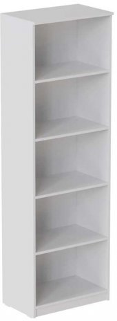 Шафа Анжело Ferrum-decor на 5 полиць 1900x600x380 ДСП Біле 16 мм (FRD-104971) Шафа Анжело Ferrum-decor на 5 полиць 1900x600x380 ДСП Біле 16 мм (FRD-104971)