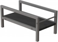 Підставка для системного блоку Ferrum-decor Нікі 21x24x45 Сірий ДСП Сосна Кембра 16мм (FRD-105300)