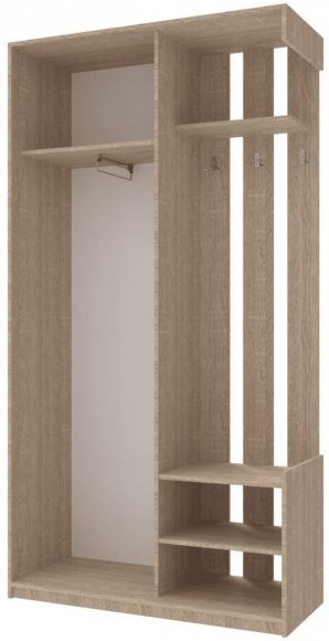 Передпокій з дзеркалом Doros City One Door 110х45х210 см Дуб cонома (DRS-011306) Передпокій з дзеркалом Doros City One Door 110х45х210 см Дуб cонома (DRS-011306)