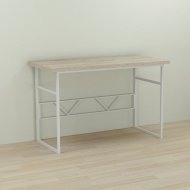 Письмовий стіл Ferrum-decor Райан 76x120x60 білий ДСП Дуб Сонома 32мм (FRD-101137)