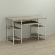 Письмовий стіл Ferrum-decor Тім 76x140x70 білий ДСП Дуб Сонома 32мм (FRD-101387)
