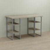 Письмовий стіл Ferrum-decor Карен 76x140x60 сірий ДСП Дуб Сонома 32мм (FRD-102434)