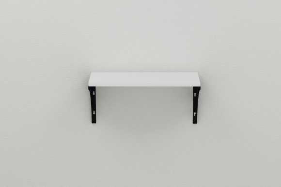 Полиця настінна Ferrum-decor Ханді 2 240x500x240 метал Чорний ДСП Біле 16 мм (FRD-102554) Полиця настінна Ferrum-decor Ханді 2 240x500x240 метал Чорний ДСП Біле 16 мм (FRD-102554)