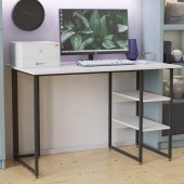 Письмовий стіл Ferrum-decor Кевін 75x100x60 чорний ДСП Біле 16мм (FRD-103791) Письмовий стіл Ferrum-decor Кевін 75x100x60 чорний ДСП Біле 16мм (FRD-103791)