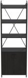 Етажерка 4/60 Ferrum-decor Серії Конект із тумбою 179x60x28 Чорний ДСП Сосна Кембра (FRD-104486) Етажерка 4/60 Ferrum-decor Серії Конект із тумбою 179x60x28 Чорний ДСП Сосна Кембра (FRD-104486)