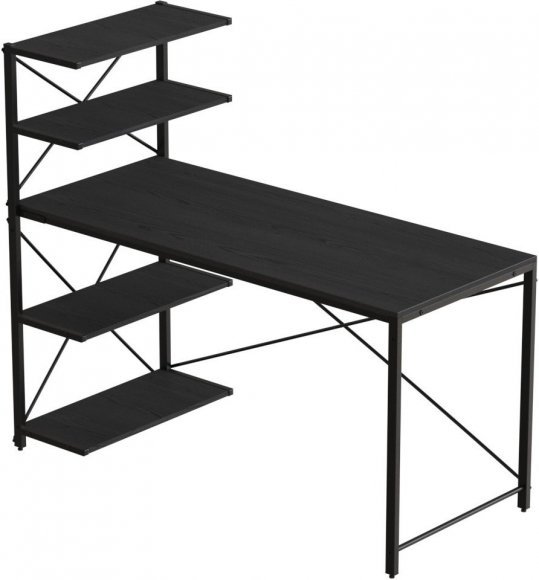 Комп'ютерний стіл Ferrum-decor Джек 75x140x70 Чорний ДСП Сосна Кембра (FRD-105424) Комп'ютерний стіл Ferrum-decor Джек 75x140x70 Чорний ДСП Сосна Кембра (FRD-105424)