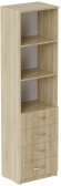 Пенал Анжело Ferrum-decor на 3 полиці із 4 шухлядами 1900x500x380 ДСП Дуб Сонома 16 мм (FRD-104963) Пенал Анжело Ferrum-decor на 3 полиці із 4 шухлядами 1900x500x380 ДСП Дуб Сонома 16 мм (FRD-104963)