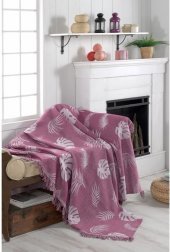 Плед-накидка Monstera 170х220 см mor фіолетовий svt-2000022282321