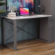 Письмовий стіл Ferrum-decor Драйв 750x1200x600 Чорний метал ДСП Бетон 32 мм (FRD-103323) Письмовий стіл Ferrum-decor Драйв 750x1200x600 Чорний метал ДСП Бетон 32 мм (FRD-103323)