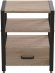 Тумба універсальна Ferrum-decor Вів'єн 1/1 50x41x40 чорний ДСП Дуб Сан-Марино 16мм (FRD-104140)