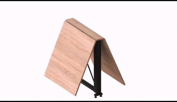 Стіл-книга трансформер Оріон 2 Ferrum-decor 750x1520x730 Чорний метал ДСП Дуб Сонома 16 мм (FRD-104586) Стіл-книга трансформер Оріон 2 Ferrum-decor 750x1520x730 Чорний метал ДСП Дуб Сонома 16 мм (FRD-104586)