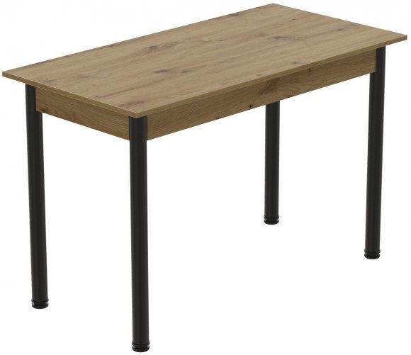 Стіл кухонний Ferrum-decor Беніта 75x120x60 Чорний ДСП Дуб Артизан 16мм (FRD-105691) Стіл кухонний Ferrum-decor Беніта 75x120x60 Чорний ДСП Дуб Артизан 16мм (FRD-105691)