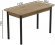 Стіл кухонний Ferrum-decor Беніта 75x120x60 Чорний ДСП Дуб Артизан 16мм (FRD-105691) Стіл кухонний Ferrum-decor Беніта 75x120x60 Чорний ДСП Дуб Артизан 16мм (FRD-105691)