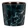 Кашпо для квітів Texture кераміка 18" чорний 63388