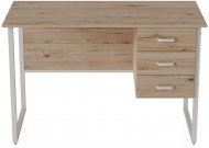Комп'ютерний стіл Ferrum-decor Гаррі 75x140x70 білий ДСП Дуб Сан-Марино 16мм (FRD-101014) Комп'ютерний стіл Ferrum-decor Гаррі 75x140x70 білий ДСП Дуб Сан-Марино 16мм (FRD-101014)