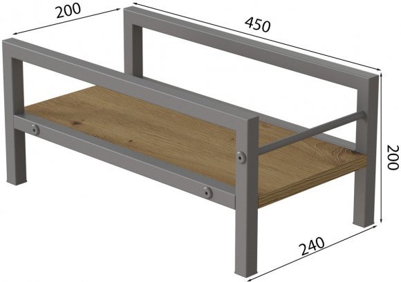 Підставка для системного блоку Ferrum-decor Нікі 21x24x45 Сірий ДСП Дуб Артизан 16мм (FRD-105303) Підставка для системного блоку Ferrum-decor Нікі 21x24x45 Сірий ДСП Дуб Артизан 16мм (FRD-105303)