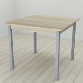 Стіл кухонний Ferrum-decor Дієго 75x80x80 Сірий ДСП Сонома 16мм (FRD-106306)