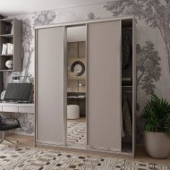Шафа-купе Doros Сіті Лайт Кашемір 2 ДСП/1 дзеркало 180х60х225 (80736371) Шафа-купе Doros Сіті Лайт Кашемір 2 ДСП/1 дзеркало 180х60х225 (80736371)