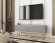 Тумба під телевізор Perfect Home Оро / Oro 2-дверна з золотими ніжками RTV135 MDF Сірий (PFH-091330) Тумба під телевізор Perfect Home Оро / Oro 2-дверна з золотими ніжками RTV135 MDF Сірий (PFH-091330)