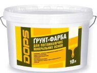 Грунтуюча фарба для мінеральних основ, що вбирають, 5 л 7,5 кг DOPS ГС-18