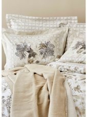 Набір постіль з покривалом Ginza kahve 2020-1 кава євро 200х220 см