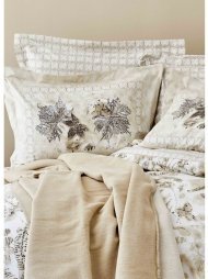 Набір постіль з покривалом Ginza kahve 2020-1 кава євро 200х220 см