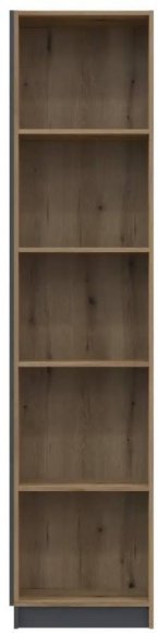 Етажерка до шафи Doros Дейл Графіт/Дуб Евок 52х28х220 DRS-011732 (41516119)