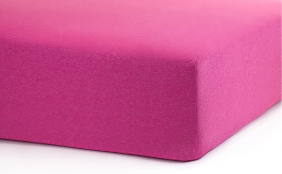 Простирадло на резинці Софт Найт фуксія трикотаж 120х200 см