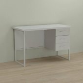 Письмовий стіл Ferrum-decor Гаррі 76x140x70 білий ДСП Біле 32мм (FRD-101016)