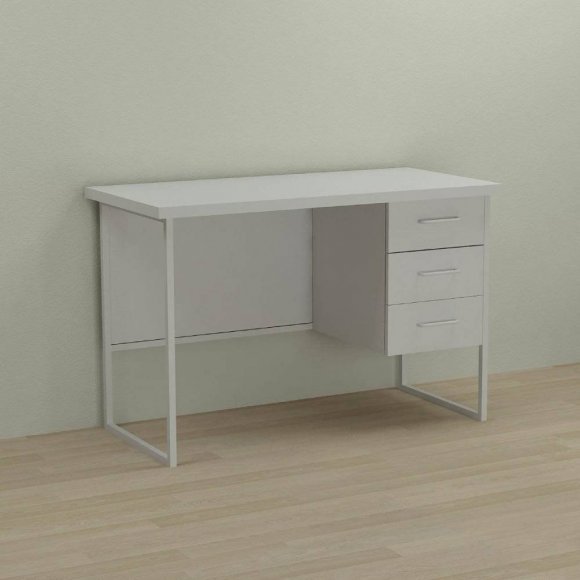 Письмовий стіл Ferrum-decor Гаррі 76x140x70 білий ДСП Біле 32мм (FRD-101016)